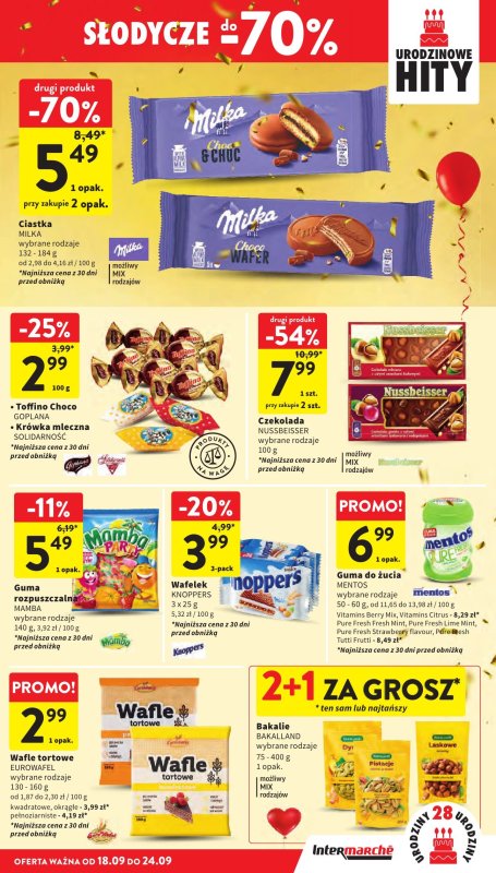 Intermarche - gazetka promocyjna Gazetka od czwartku 18.09 do środy 24.09 - strona 33