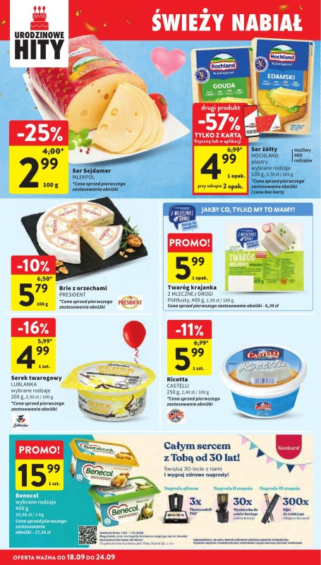 Intermarche - gazetka promocyjna Gazetka od czwartku 18.09 do środy 24.09 - strona 26