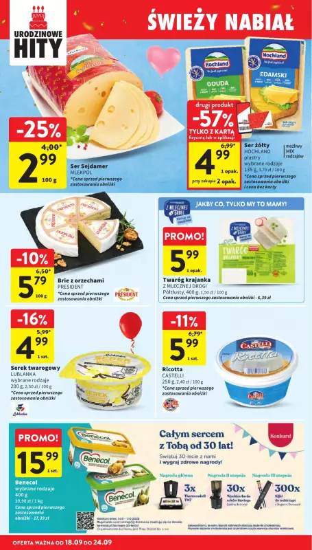 Intermarche - gazetka promocyjna Gazetka od czwartku 18.09 do środy 24.09 - strona 26