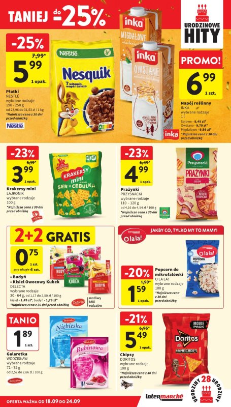 Intermarche - gazetka promocyjna Gazetka od czwartku 18.09 do środy 24.09 - strona 35