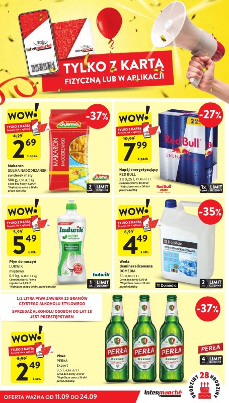 Intermarche - gazetka promocyjna Gazetka od czwartku 18.09 do środy 24.09 - strona 9