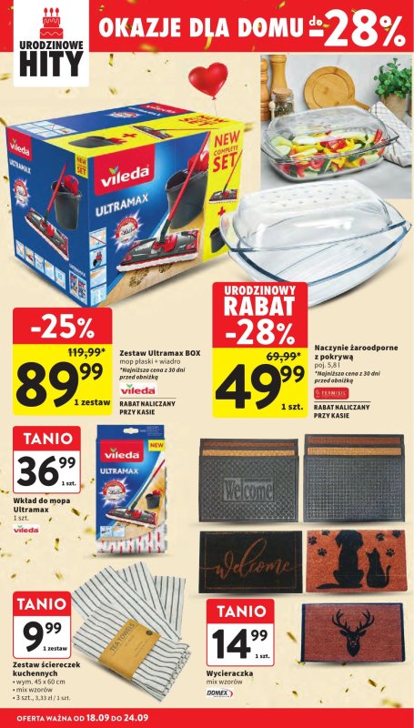 Intermarche - gazetka promocyjna Gazetka od czwartku 18.09 do środy 24.09 - strona 44