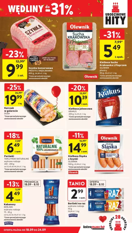 Intermarche - gazetka promocyjna Gazetka od czwartku 18.09 do środy 24.09 - strona 25
