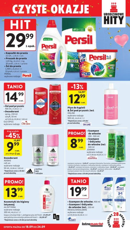 Intermarche - gazetka promocyjna Gazetka od czwartku 18.09 do środy 24.09 - strona 43
