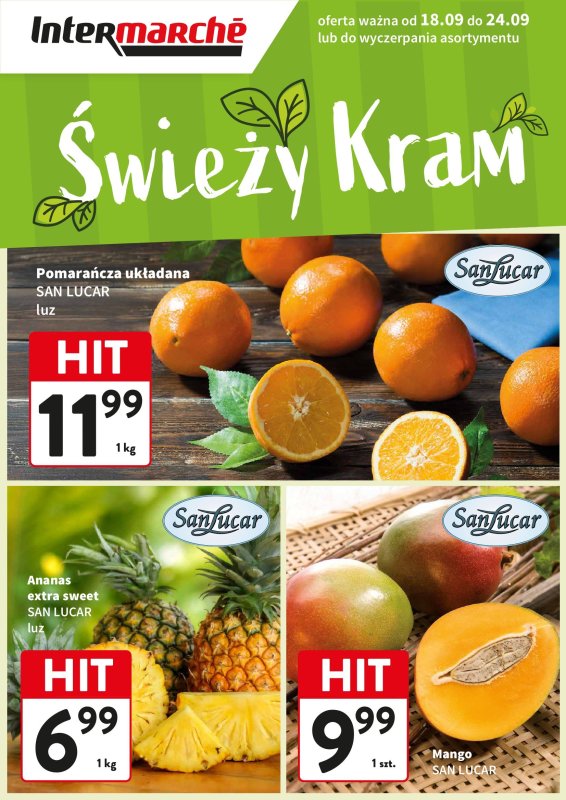 Intermarche - gazetka promocyjna Świeży kram od czwartku 18.09 do środy 24.09 - strona 2