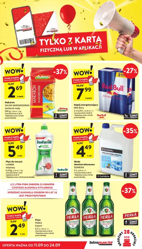 Intermarche - gazetka promocyjna Gazetka od czwartku 18.09 do środy 24.09 - strona 9