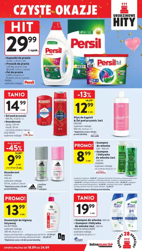 Intermarche - gazetka promocyjna Gazetka od czwartku 18.09 do środy 24.09 - strona 43