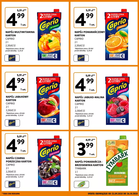 Intermarche - gazetka promocyjna Nowa niższa cena od wtorku 23.09 do niedzieli 26.10 - strona 3