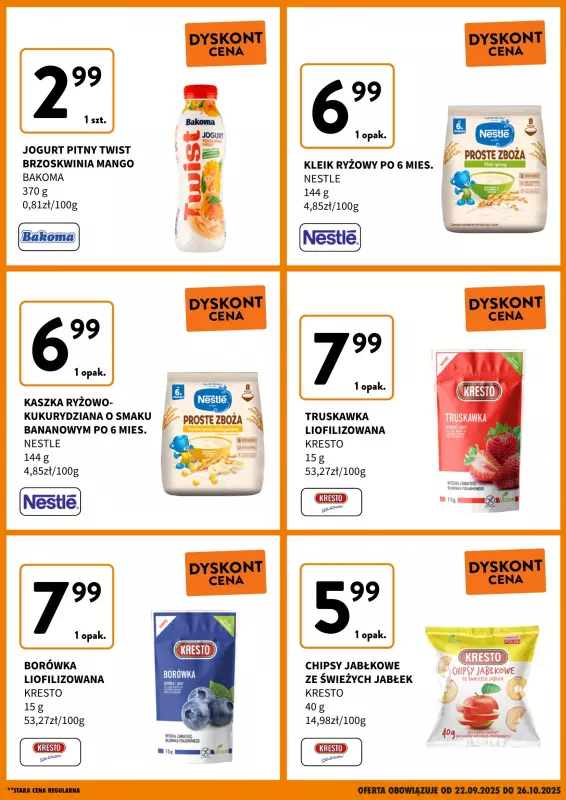 Intermarche - gazetka promocyjna Nowa niższa cena od wtorku 23.09 do niedzieli 26.10 - strona 6