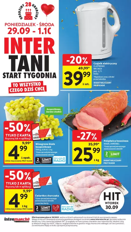 Intermarche - gazetka promocyjna Gazetka od czwartku 25.09 do środy 01.10 - strona 48