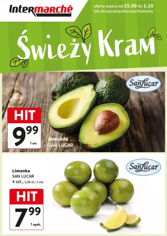 Intermarche - gazetka promocyjna Świeży kram od czwartku 25.09 do środy 01.10 - strona 2