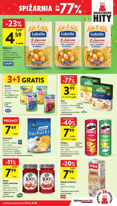Intermarche - gazetka promocyjna Gazetka od czwartku 02.10 do środy 08.10 - strona 33