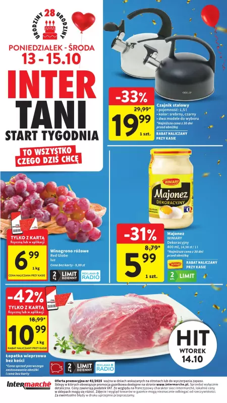 Intermarche - gazetka promocyjna Gazetka od czwartku 09.10 do środy 15.10 - strona 48