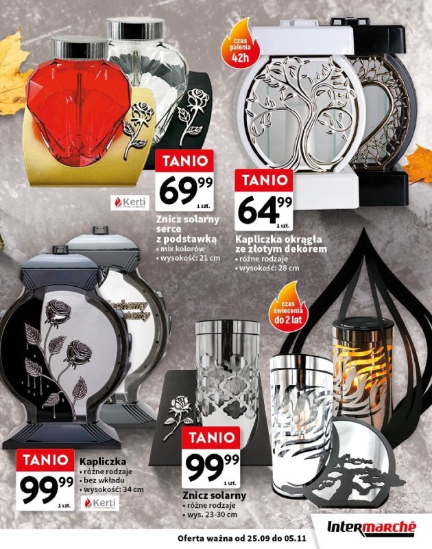 Intermarche - gazetka promocyjna Katalog Znicze od wtorku 14.10 do środy 05.11 - strona 7