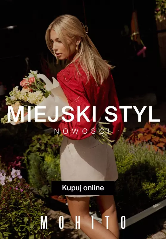 Mohito - gazetka promocyjna NOWOŚCI Miejski styl od środy 14.08 do wtorku 20.08