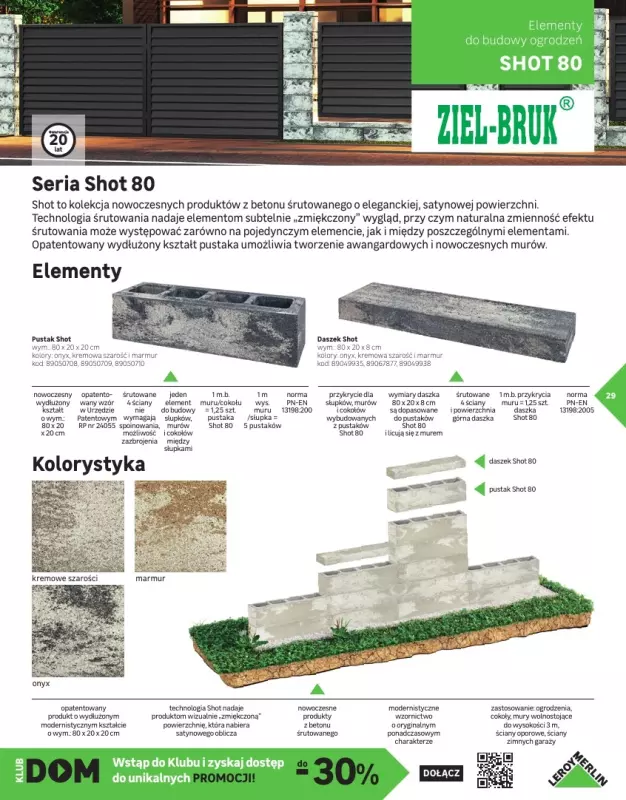 Leroy Merlin - gazetka promocyjna Katalog Ogrodzenia i domki narzędziowe 2025 od poniedziałku 10.03 do niedzieli 30.11 - strona 29