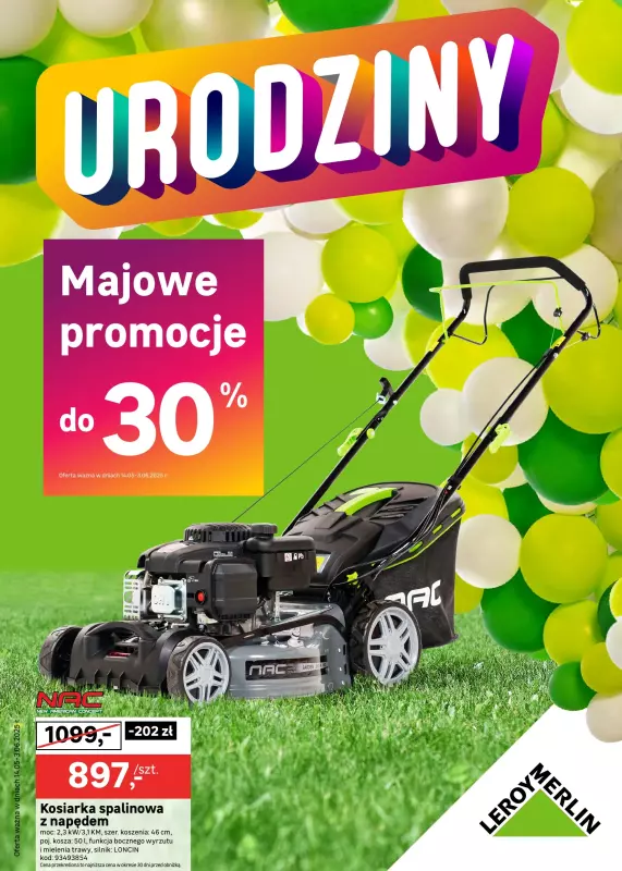 Leroy Merlin - gazetka promocyjna Gazetka od środy 14.05 do wtorku 03.06