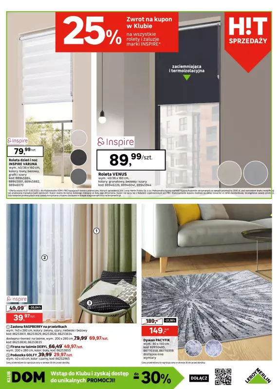 Leroy Merlin - gazetka promocyjna Gazetka od środy 16.07 do wtorku 05.08 - strona 15