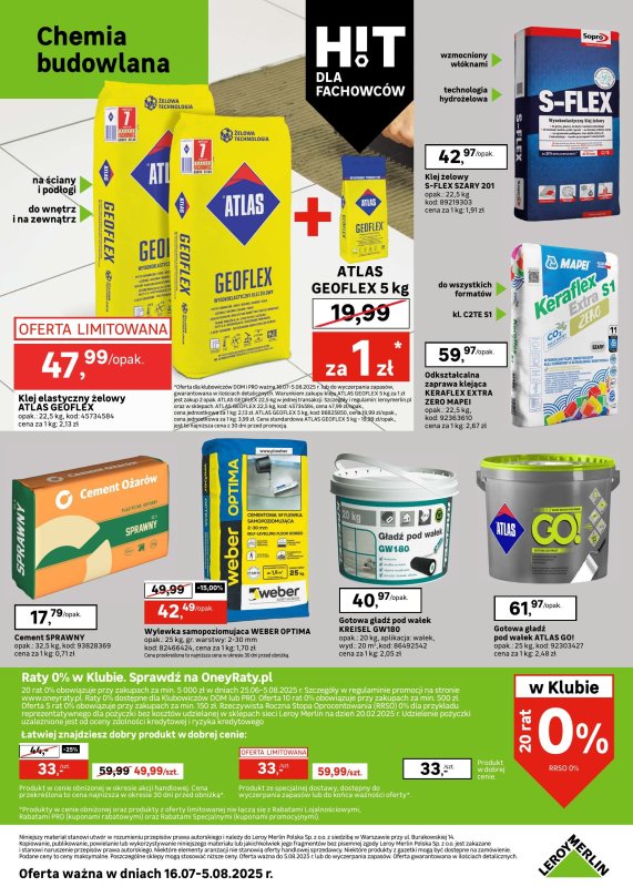 Leroy Merlin - gazetka promocyjna Gazetka od środy 16.07 do wtorku 05.08 - strona 32