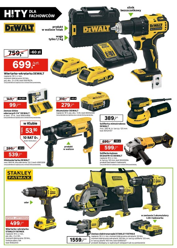 Leroy Merlin - gazetka promocyjna Katalog Hity dla fachowców od wtorku 26.08 do piątku 19.09 - strona 6