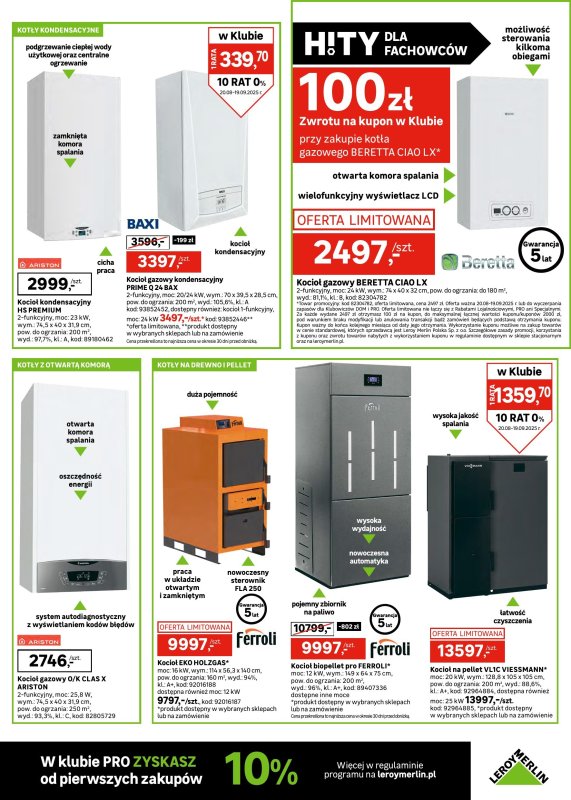 Leroy Merlin - gazetka promocyjna Katalog Hity dla fachowców od wtorku 26.08 do piątku 19.09 - strona 15