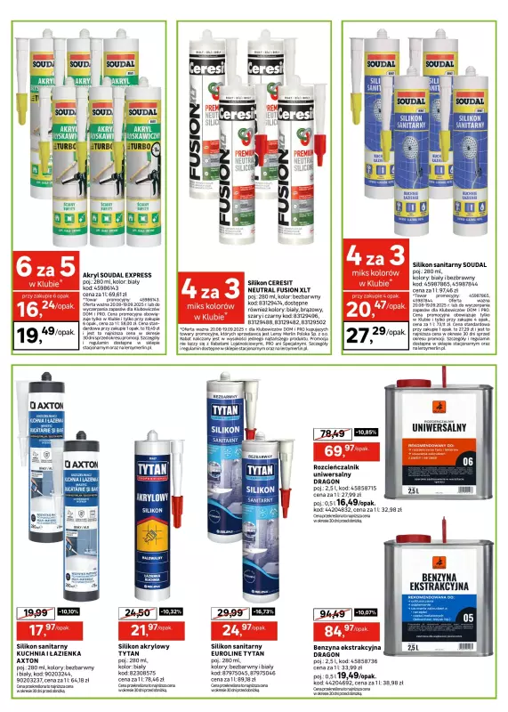 Leroy Merlin - gazetka promocyjna Katalog Hity dla fachowców od wtorku 26.08 do piątku 19.09 - strona 36