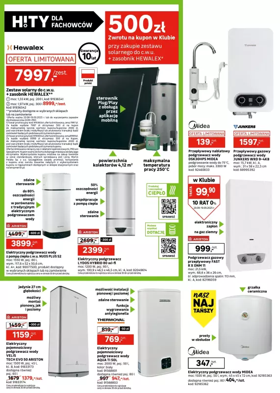 Leroy Merlin - gazetka promocyjna Katalog Hity dla fachowców od wtorku 26.08 do piątku 19.09 - strona 14