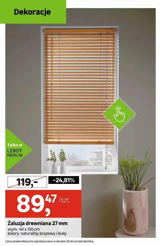 Leroy Merlin - gazetka promocyjna Dekoracje - SUPERCENY!   - strona 3