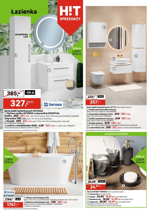 Leroy Merlin - gazetka promocyjna Gazetka od środy 15.10 do poniedziałku 17.11 - strona 2