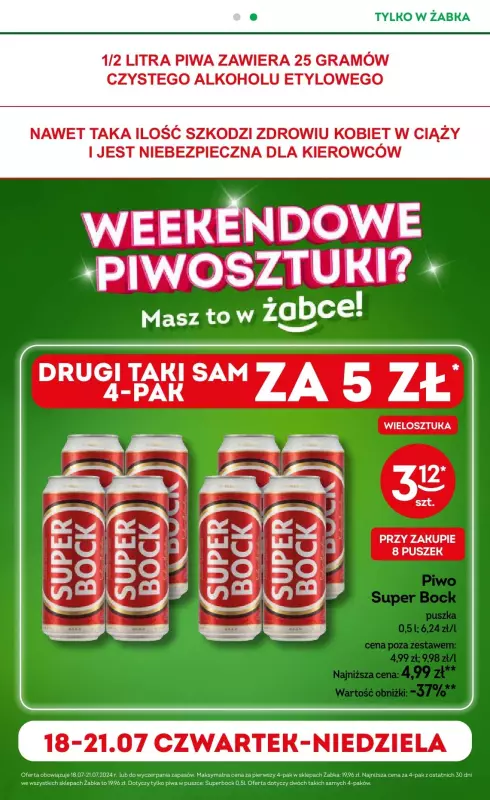 Żabka - gazetka promocyjna Gazetka od środy 17.07 do wtorku 30.07 - strona 13