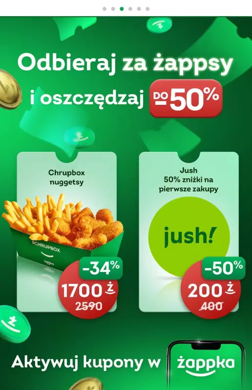 Żabka - gazetka promocyjna KATALOG ŻAPPSÓW! od soboty 30.11 do wtorku 03.12