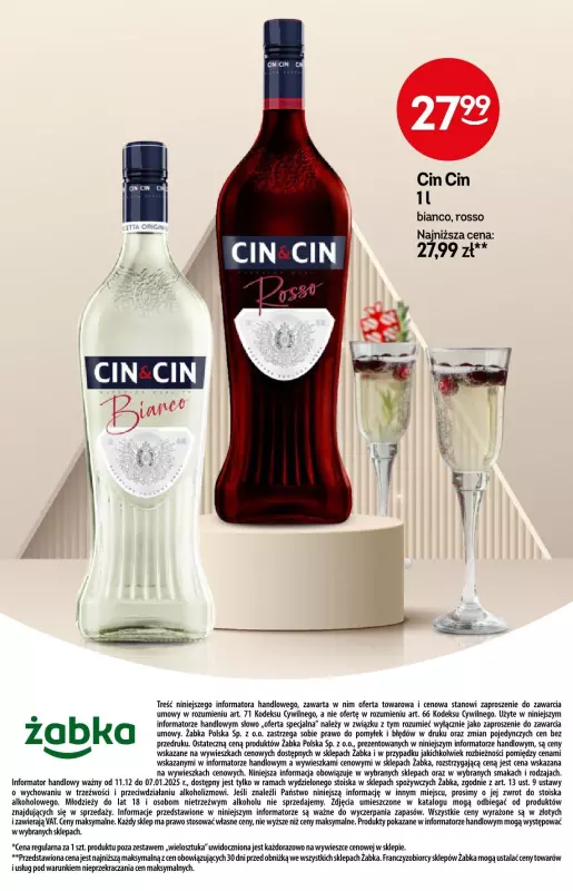 Żabka - gazetka promocyjna Katalog alkoholowy od środy 11.12 do wtorku 07.01 - strona 54