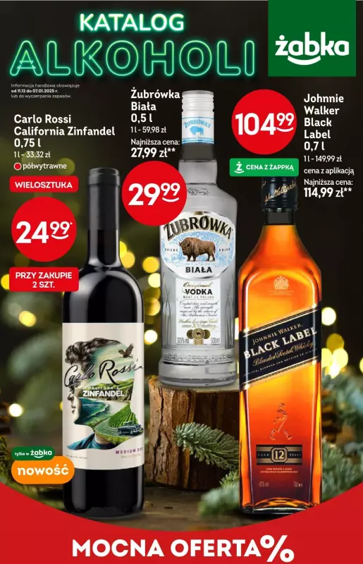 Żabka - gazetka promocyjna Katalog alkoholowy  