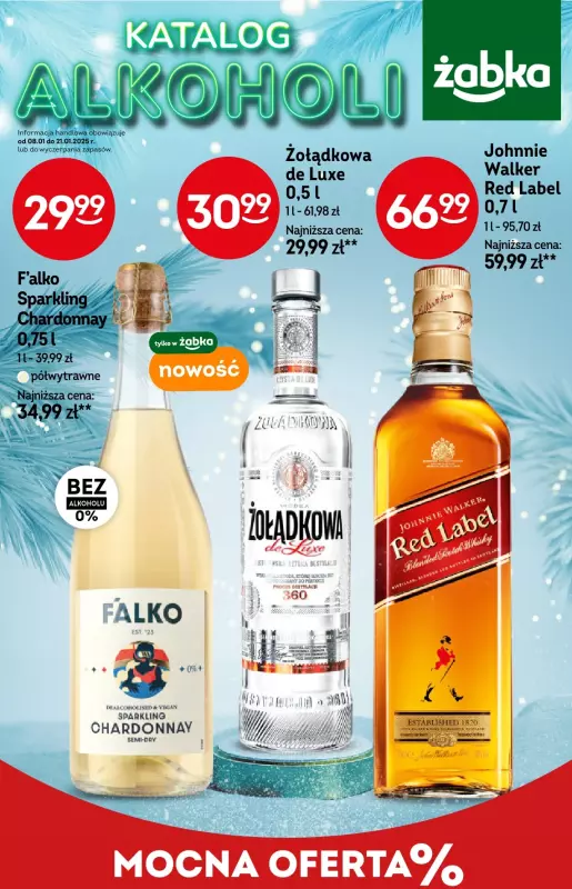 Żabka - gazetka promocyjna Katalog alkoholowy od środy 08.01 do wtorku 21.01