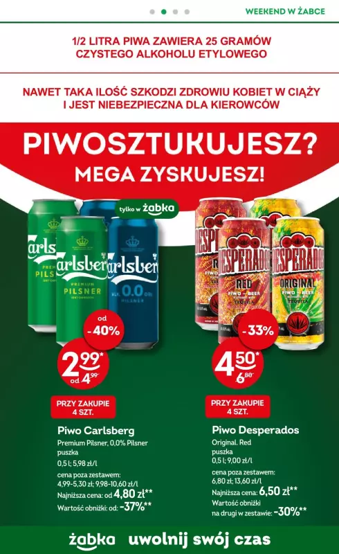 Żabka - gazetka promocyjna Gazetka weekendowa od piątku 10.01 do niedzieli 12.01 - strona 3