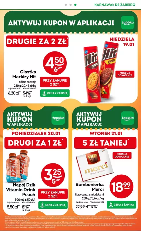 Żabka - gazetka promocyjna Gazetka od środy 15.01 do wtorku 28.01 - strona 4