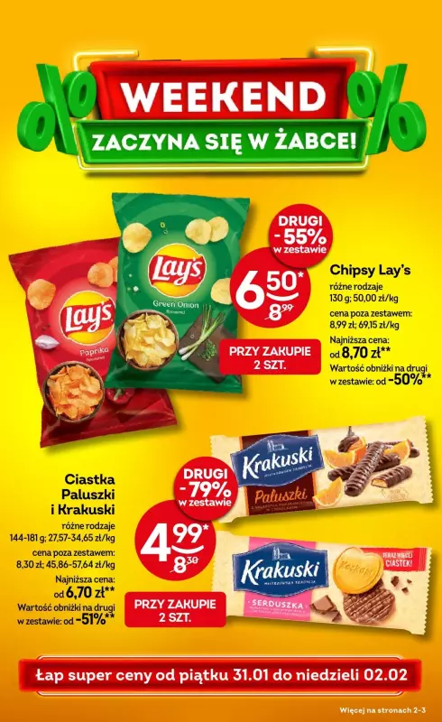 Żabka - gazetka promocyjna Gazetka weekendowa  