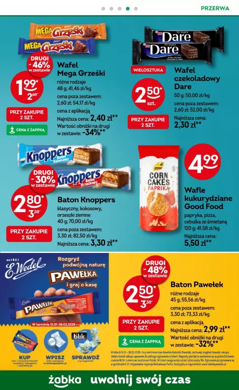 Żabka - gazetka promocyjna Gazetka od środy 29.01 do wtorku 11.02 - strona 45