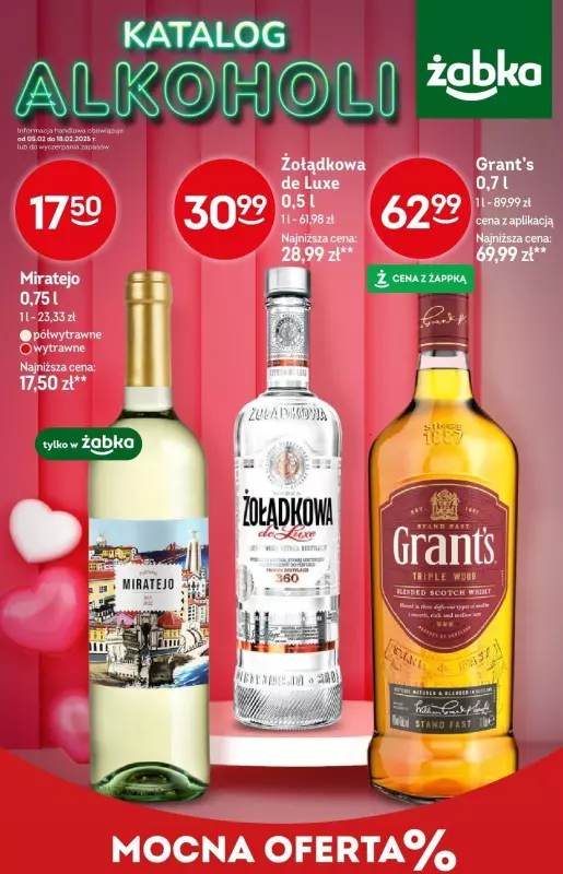 Żabka - gazetka promocyjna Katalog alkoholi od środy 05.02 do wtorku 18.02