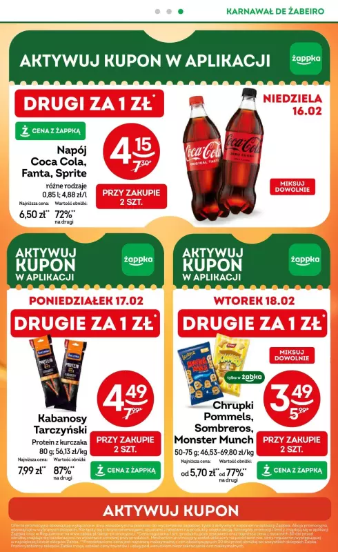 Żabka - gazetka promocyjna Gazetka od środy 12.02 do wtorku 25.02 - strona 4