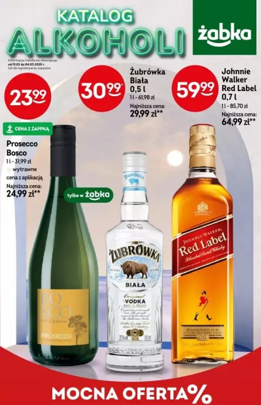 Żabka - gazetka promocyjna Katalog alkoholowy od środy 19.02 do wtorku 04.03