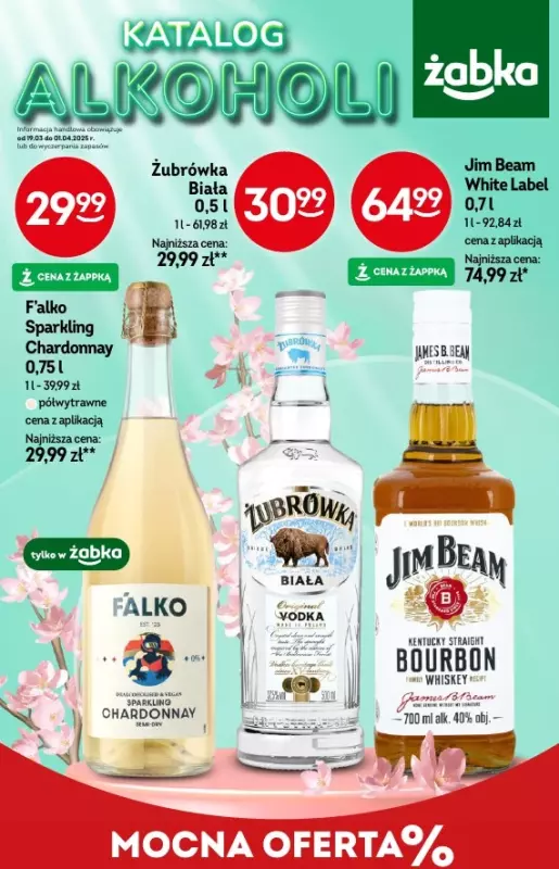 Żabka - gazetka promocyjna Katalog alkoholowy od środy 19.03 do wtorku 01.04