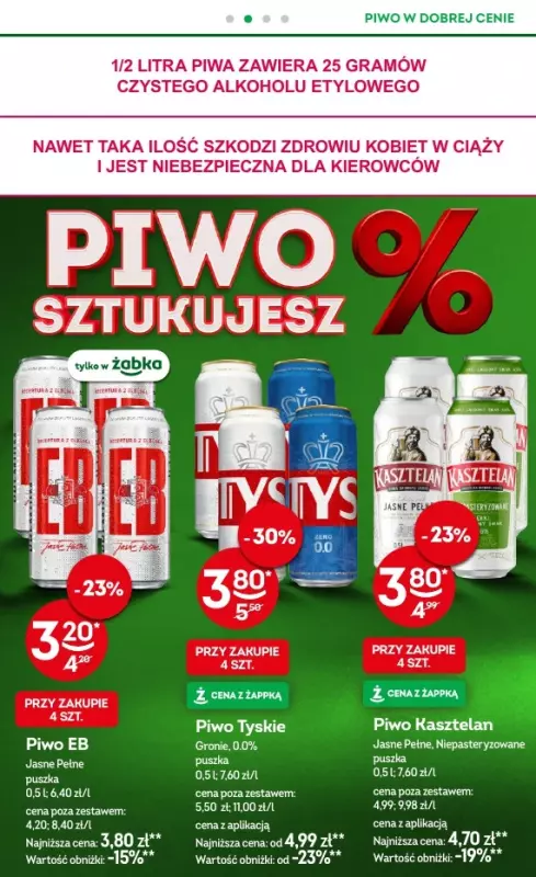 Żabka - gazetka promocyjna Gazetka od środy 23.04 do wtorku 06.05 - strona 25