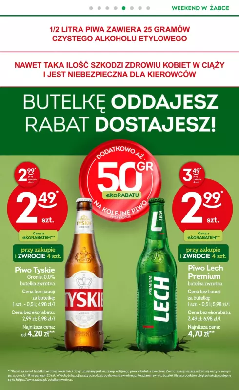 Żabka - gazetka promocyjna Gazetka weekendowa od piątku 25.04 do niedzieli 27.04 - strona 6