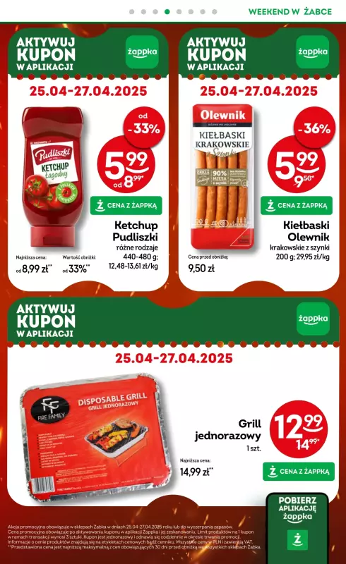 Żabka - gazetka promocyjna Gazetka weekendowa od piątku 25.04 do niedzieli 27.04 - strona 5