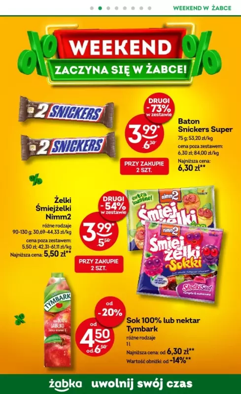 Żabka - gazetka promocyjna Gazetka weekendowa   - strona 3
