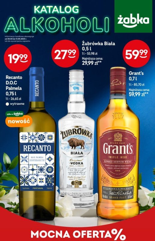Żabka - gazetka promocyjna Katalog alkoholowy od środy 30.04 do wtorku 13.05