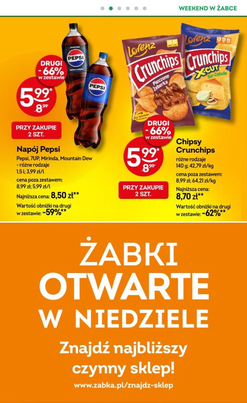Żabka - gazetka promocyjna Gazetka weekendowa  do niedzieli 11.05 - strona 3