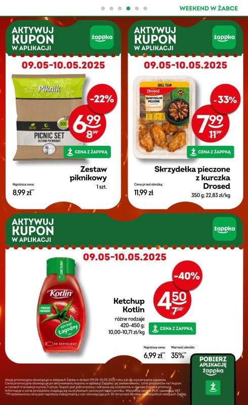 Żabka - gazetka promocyjna Gazetka weekendowa  do niedzieli 11.05 - strona 5