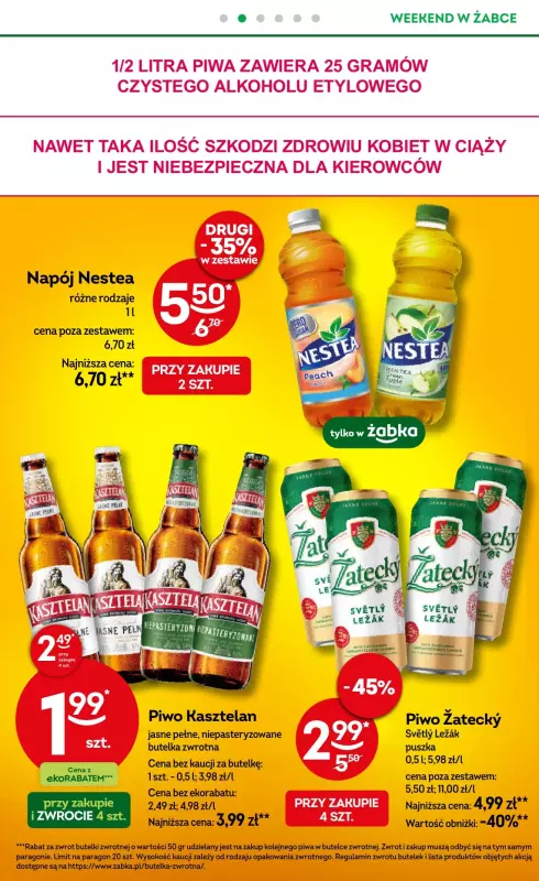 Żabka - gazetka promocyjna Gazetka weekendowa   - strona 3